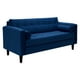 thumbnail image 2 of Sofa Retro 3c Felpa 00 Azul Marino, 2 of 6