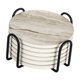 thumbnail image 4 of Posavasos De Cerámica De 6 Piezas Con Soporte Para Proteger La Mesa, Ideal Para Cumplea?os, Familia, Dise?o De Arena., 4 of 5