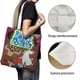 thumbnail image 3 of Super Happy Magic Forest Bolso de tela con estampado de lienzo para mujer, bolsa de compras reutilizable y estética, con cremallera interior, regalo para mujer,40*40cm., 3 of 6