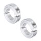 thumbnail image 1 of 2 Paquetes de Abrazadera de Eje de Doble División con Abrazadera, Collar de Sujeción de Dos Piezas de 1" de Diámetro, 1-3/4" de Diámetro Exterior, 1/2" de Grosor, Aluminio, 1 of 6