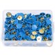 thumbnail image 2 of Chinchetas VAPKER 200 PCS Cabeza Redonda de Plástico Azul, 2 of 7