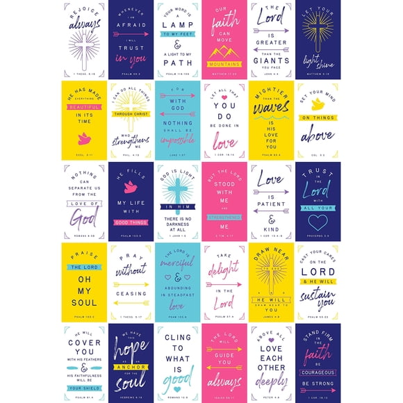 Tarjetas Con Versículos Bíblicos Escrituras Inspiradoras 60 Tarjetas