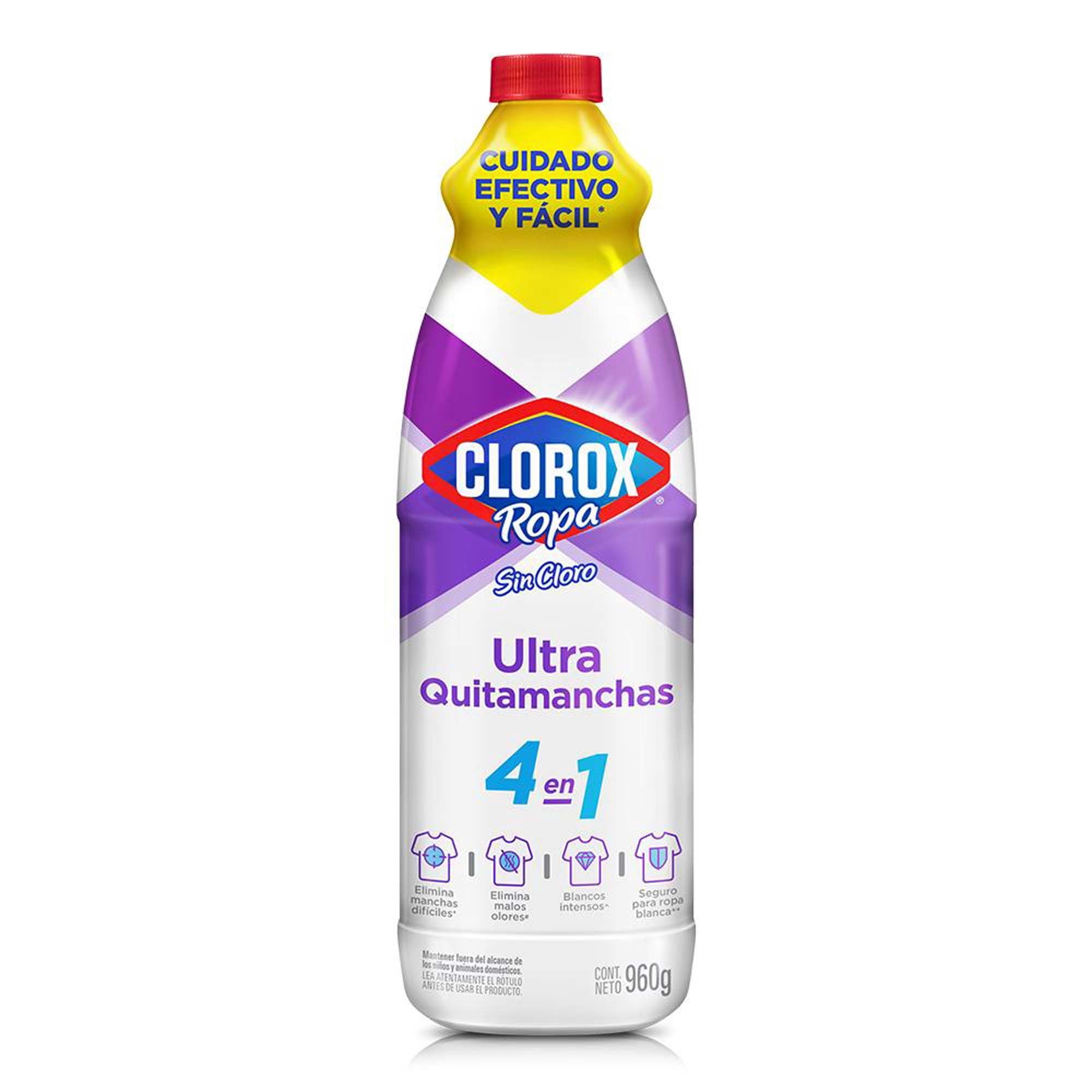 Quitamanchas Líquido Blanco Supremo Botella 960 g Clorox