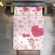 thumbnail image 3 of Hello Kitty Duvet Cover Set 3 Piece Bedding Set Double Sided Printing Decorative Comforter Cover Set, 3 of 5