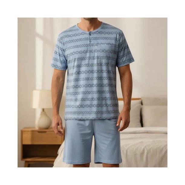 Pijama Hombre Verano Algodón