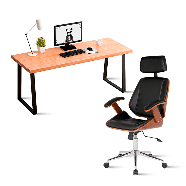 Klik Muebles - Set Nordic Work Mdf - Natural