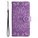 thumbnail image 5 of Funda tipo cartera FOXDOCK para OPPO Reno 14 Pro 5G , diseño girasol en relieve, cuero PU, cierre magnético, soporte y tarjetero, 5 of 5