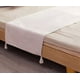 thumbnail image 2 of Piecera para cama 2 plaza - king en lino pompones 70x210 cm color crema, 2 of 2