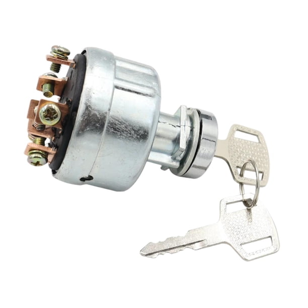 Interruptor de encendido de motocicleta con 2 llaves de repuesto, interruptor de cilindro de bloqueo de arranque, fácil instalación para 22B-06-11910