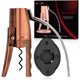 thumbnail image 1 of Forge Quality Vertical Lever Corkscrew Wine Bottle Opener with Foil Cutter, 1 of 3