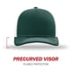 thumbnail image 2 of Gorra de béisbol Richardson 112 Trucker Snapback Split Verde/Blanca, 2 of 7