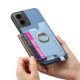 thumbnail image 2 of Funda Magnética para Motorola Moto G 2024 5G con Billetera y Anillo, Protector Resistente Azul, 2 of 5