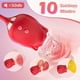 thumbnail image 2 of Dildo Vibrators, Vibrators Vibrant Licker For Women Men, Nipple Clit Stimulator Vibrating Toys, Portable Package, Newly Upgrade Rose Sucking Vibrator For Couples, Adult Sex Toys Games For Women, Valen, 2 of 3