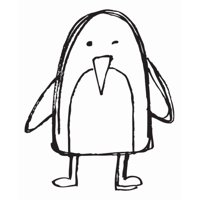 Rienda Libre Graphics - Decomural Christmas Penguin Festive Xmas Ws-34394