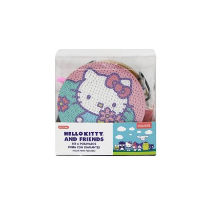 Set 6 Posa Vasos Hello Kitty & Friends  Proarte