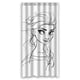 thumbnail image 1 of Cortina de ducha Frozen con ganchos (91 x 183 cm), 1 of 3