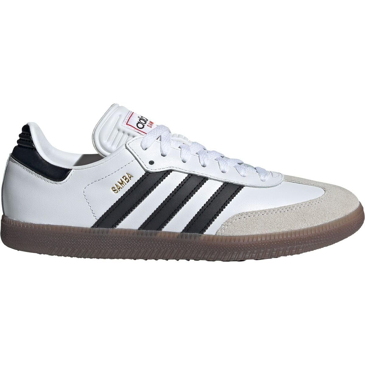 Zapatillas Adidas Samba Indoor, Blancas, Negras Y Rojas, Us4.5
