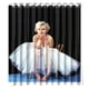 thumbnail image 1 of Cortina de ducha de la famosa Marilyn Monroe, juego de cortina de baño con ganchos, tamaño 66 x 72 pulgadas, 1 of 3