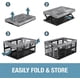 thumbnail image 5 of Caja utilitaria plegable CleverMade CleverCrates, 45 L, paquete de 3, 5 of 9