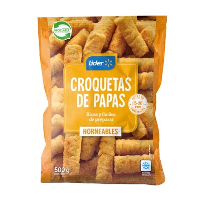 Croquetas De Papas Pre Fritas 500 G Lider