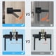 thumbnail image 3 of Manilla de puerta KNOBWELL, palanca de entrada resistente con llave, negro mate, 3 of 7