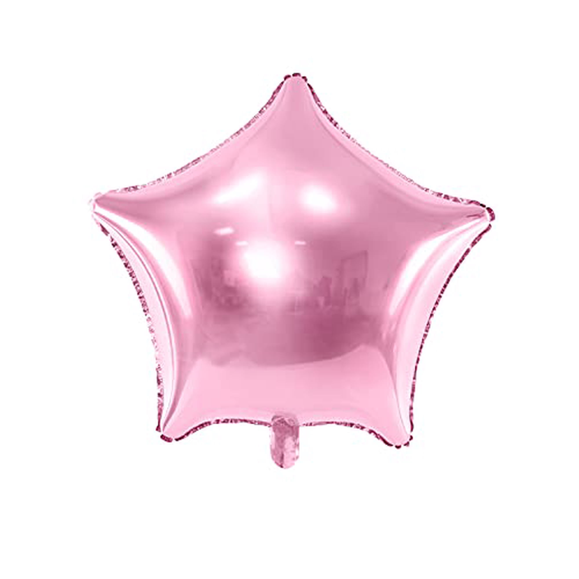 Globo De Aluminio Con Diseño De Estrella Funny Fashion, 45 X 48 Cm, Color Rosa