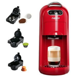 Cafetera 3 En 1 Nappo 1400W Compatible Dolce Gusto Nespresso