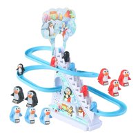 Bothyi - Pingüinos Deslizan Escaleras Juguete Interior Pingüino Escalera Escalada Juguete Para Preescolar
