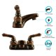 thumbnail image 4 of Grifo de Baño Dura Faucet DF-PL700C-ORB de 2 Manijas, 4 of 9