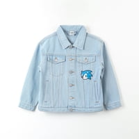 Chaqueta Denim Niño Logo Espalda Azul Sonic