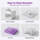 thumbnail image 2 of Fabricador de Hielo SENOY DoubleDeck 50 Cubos con Tapa, 2 of 3