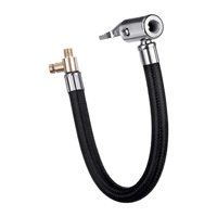 Ioensy - Adaptador De Extensión De La Bomba De La Manguera Del Inflador De Aire Del Neumático Del Coche 30Cm Desinflado