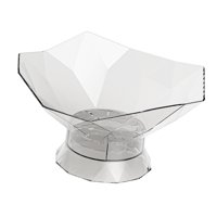 Magideal - Cesta De Frutas Decorativa Con Base Y Pie, Porta Café/Té, Frutero Para Cocina, Cesta Para Servir Comida Y Aperitivos, Ideal Para Maquillaje. Blanco