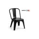 thumbnail image 1 of Silla Tolix Infantil Resistente - Negro, 1 of 3