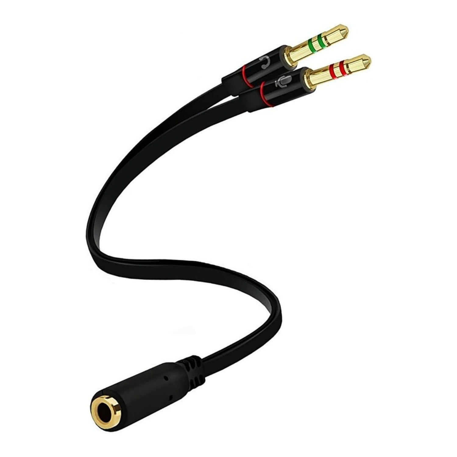 Oem - Cable Adaptador 3.5mm Para Audifonos Con Micrófono