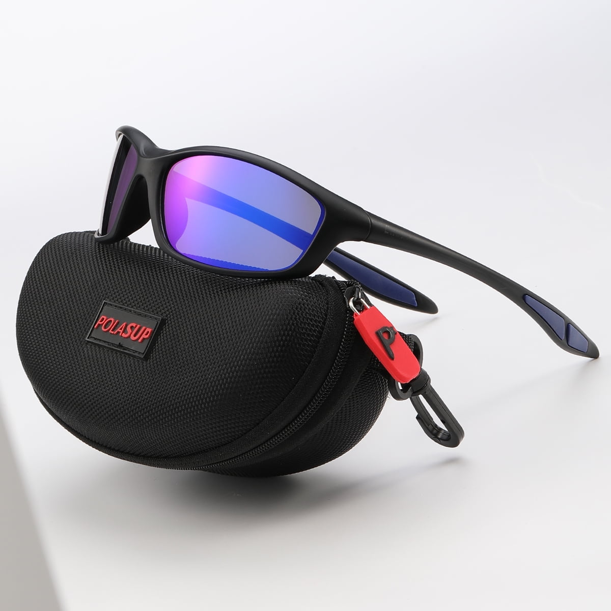 Polasup Gafas Lentes De Sol Lentes Antirreflejos, Visión Clara Gafas Deportivas De Ciclismo De Gran Tamaño