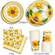 thumbnail image 5 of Juego de 24 girasoles Royal Bluebonnet de Party Supplies con platos, 5 of 7