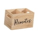 thumbnail image 2 of Soporte Para Control Remoto, Organizador De Madera Para Mesita De Noche O Escritorio., 2 of 5