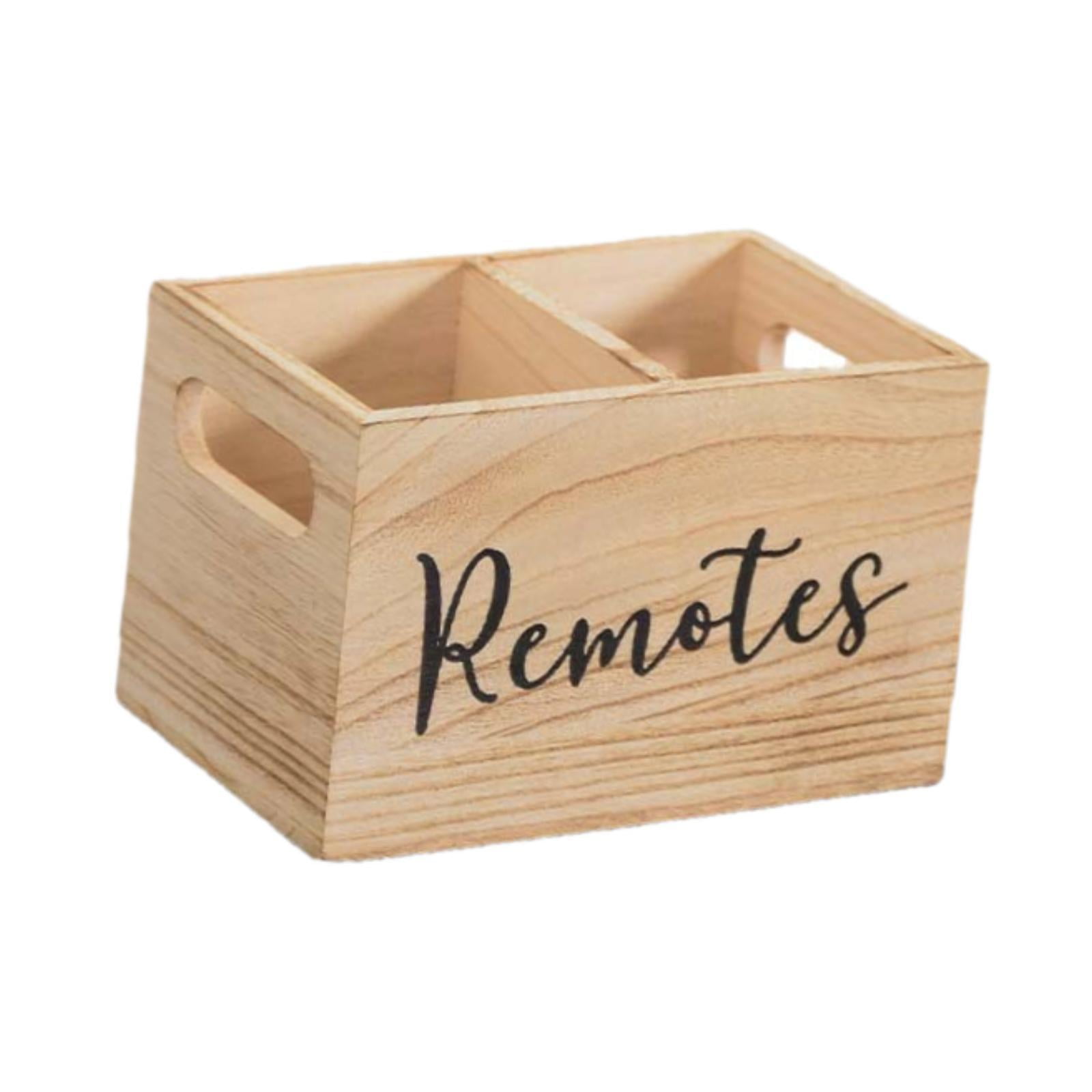 Magideal - Soporte Para Control Remoto, Caja De Almacenamiento, Portalápices, Organizador De Escritorio Para Teléfonos De Escritorio En El Dormitorio Y La Oficin