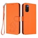 thumbnail image 1 of Samsung Galaxy S20 Funda Billetera con Ranuras para Tarjetas, Naranja, 1 of 6