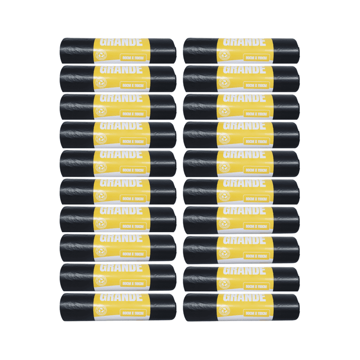 Genérico - Pack 20 Rollos Bolsas De Basura Grande 80x110cm