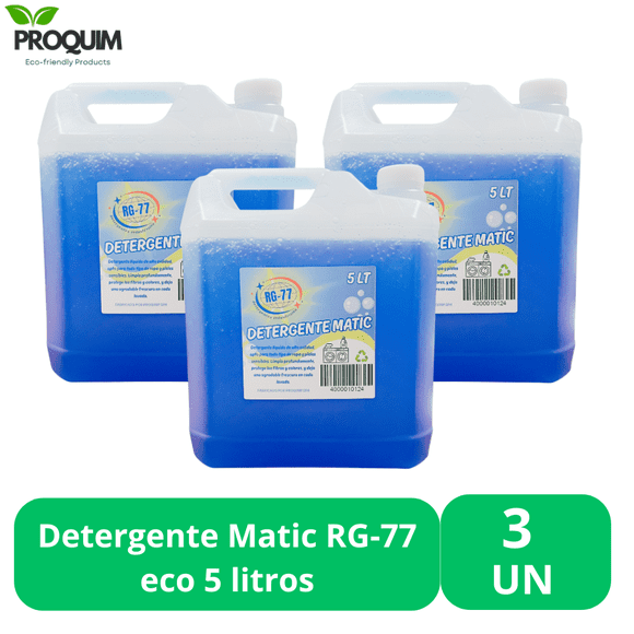 Detergente Matic RG-77 eco 5 litros 3 Unidades