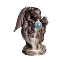 Magideal - Quemador De Incienso De Reflujo De Cascada, Quemador De Incienso De Dragón De Cerámica, Decoración Del Hogar, Adorno De Regalo Para Mesa De Oficina De