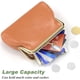 thumbnail image 4 of Billetera De Cuero Sintético Con Cerradura Diseño De Cerradura Metálica Material Pu Preferido Textura De Moda Compacta Y Portátil, 4 of 6
