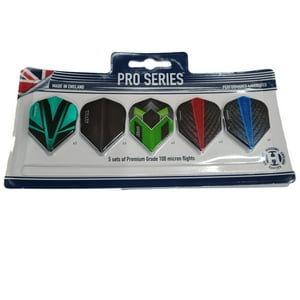 Harrows Darts - Plumillas Para Dardo Harrows Kit Con 15 Flights 5 Diseños, 3 De Cada Uno