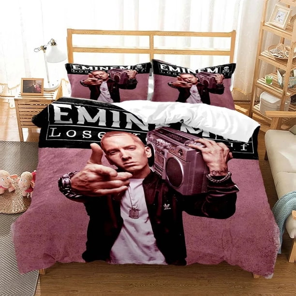 Eminem Hip -hop sänger ed bedding duvet cover Queen bedding set Soft and comfortable customized King size bedding setBed Sheets