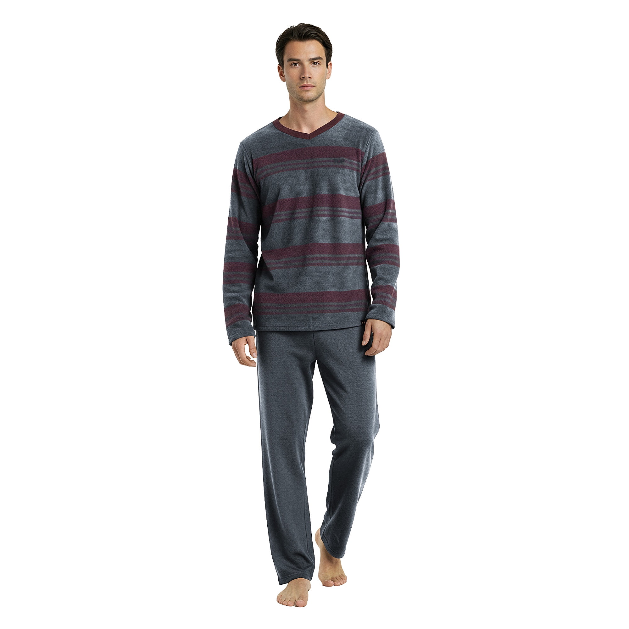 Top - Pijama Invierno Hombre Micropolar C1