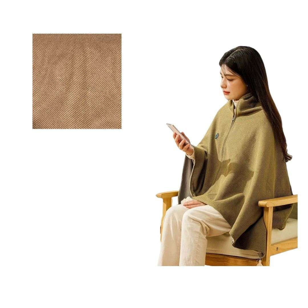 Oem - Manta Calefactora Eléctrica Multiusos Usb Tipo Poncho