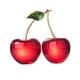 thumbnail image 3 of Escultura Fruta De Cristal Rojo Cereza, 3 of 3