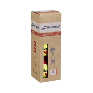 Babolat - Pelotas De Tenis Red Felt - X3
